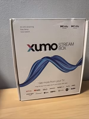 SEALED Xumo Stream Box SCXI11BEI 4K UHD Streaming Media Player