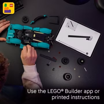 LEGO Technic Aston Martin Valkyrie Toy Car, 707 Pieces, Teal, Ages 9+ 42208