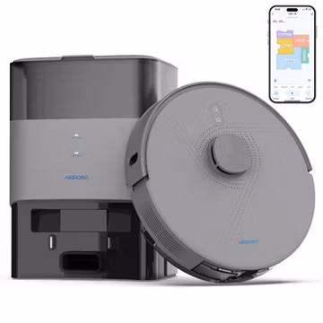 Refurbished AIRROBO L50 Robotic Cleaner Robot Vacuum Mop Self Emptying 10000Pa