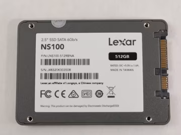 Lexar NS100 LNS100-512RBNA 512 GB SATA III 2.5 in Solid State Drive