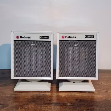 Holmes Ceramic Space Heater 1500W HCH4163 – Portable Electric Room Heaters (2)
