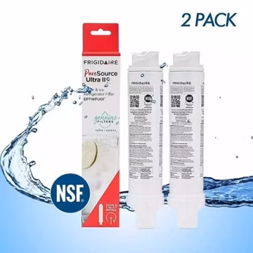 Sealed 2 Pack Frigidaire EPTWFU01 Pure Source Ultra II Refrigerator Water Filter