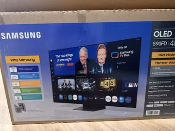 Samsung QN48S90FDE 48 inch OLED S90F 4K Smart TV with Vision AI - 2025 Model