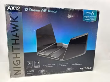 NETGEAR Nighthawk RAX120 AX6000 WiFi 6 Router Dual-Band Gigabit 12-Stream