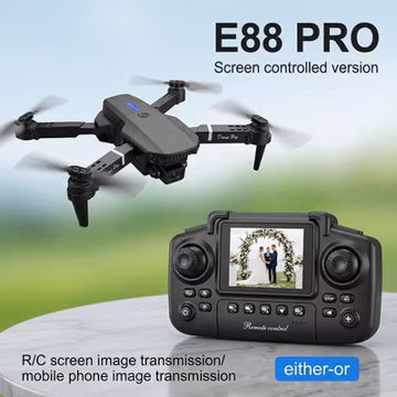 Drone 2026 4K HD Dual Camera WiFi FPV RC Foldable Quadcopter Remote With Screen~