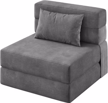 4-in-1 Folding Sofa Bed & Chair Bed Convertible Sleeper Fold Out Couch w/ Pillow