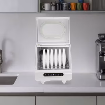 Portable Countertop Dishwasher 5 Washing Programs with Leak-Proof Dry