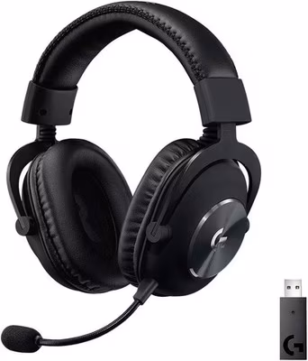 Logitech - G PRO X Wireless Gaming Headset for PC - Black