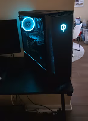 CyberPowerPC Gaming Desktop Ryzen 5 3600 16GB RX 6600 240GB SSD 2TB HDD Win11