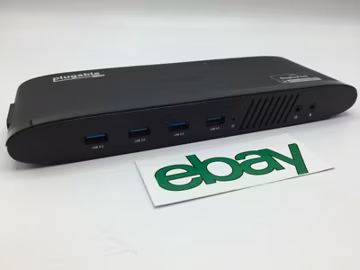 Plugable UD-6950H USB 3.0 Dual 4K Display Horizontal Docking Station *No PS*