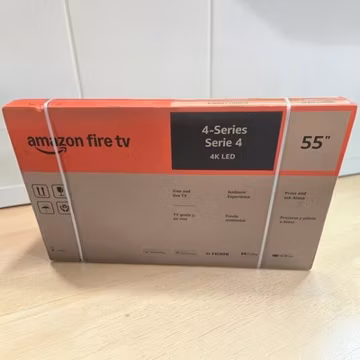Amazon Fire TV 4-Series 55" LED 4K UHD Smart TV - 4K55N402 - Black