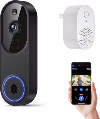 Rng Video Doorbell 1080p HD Camera WI-FI Night Vision Motion Detection Wireless