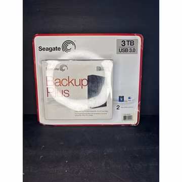 Seagate Backup Plus 3TB External Desktop Hard Drive USB 3.0 Black STCA3000600