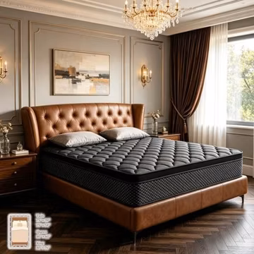 12"14" Mattress In a Box Gel Memory Foam Pocket Spring Twin Full Queen King Size