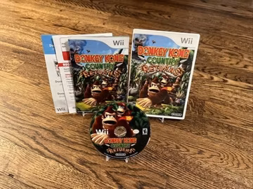 Nintendo Donkey Kong Country Returns Nintendo Wii Complete with Manual Tested