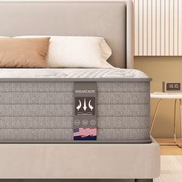 12" 14" Twin Full Queen King Gel Memory Foam Hybrid Mattress, Mattress In A Box