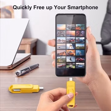 Type C Flash Drive USB 2.0 OTG Pen Drive For Phone/Mac/Tablet 128GB 64GB 32GB