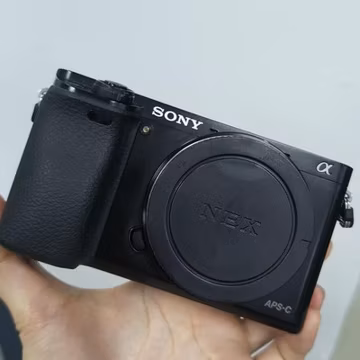 Sony a6000 Mirrorless Camera Body 24.3MP Black Wi-Fi HDMI English