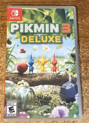 NINTENDO SWITCH - PIKMIN 3 DELUXE Game KEY CARD w/CASE Tested
