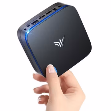 KAMRUI 4K Mini PC GK3Plus, Intel N5030 12GB LPDDR4 256GB M.2 SSD Win11 Pro WiFi5