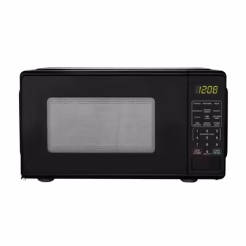 Mainstays 0.7 Cu ft Countertop Microwave Oven, 700 Watts, Black, MS8436127995-01