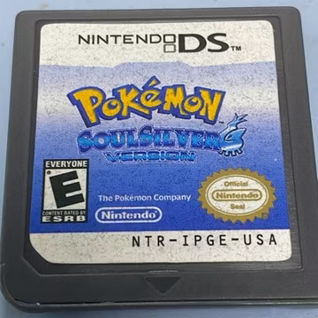 Pokemon Soulsilver Version DS Game Card Tested for NDS 2DS 3DS NDS Lite NDSI