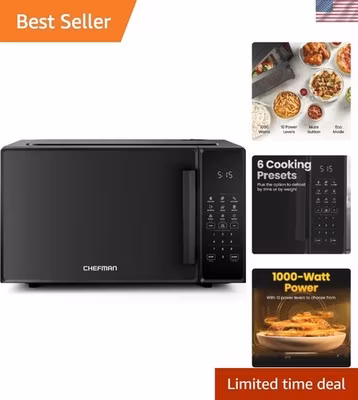 Versatile Countertop Microwave 1.1 Cu. Ft. - Quick Cooking with 10 Power Levels
