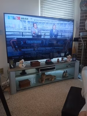 Vizio 60 Inch LED TV V605-H3. Has working remote,Quick guide instructions.