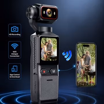 WiFi Pocket Action 1080P Camera 180° Rotation Vlog Camera Handheld DV Sports Cam