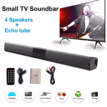 TV Surround Sound Bar Speaker System Wireless BT Subwoofer Home Theater + Remote