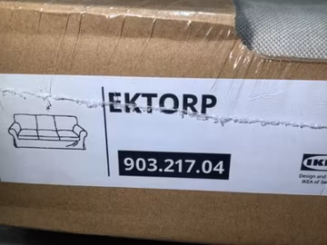 Ikea EKTORP COVER FOR 3 Seat SOFA lofallet beige (complete set) 903.217.04 NEW!