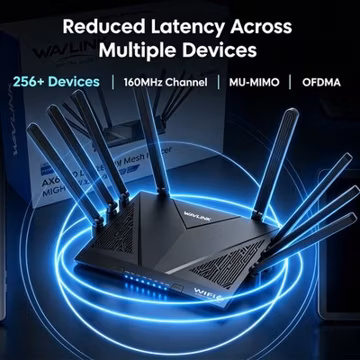 WAVLINK WiFi 7 Router AX6000 AX3000 WiFi 6 Gaming Router Repeater for PS5 Laptop
