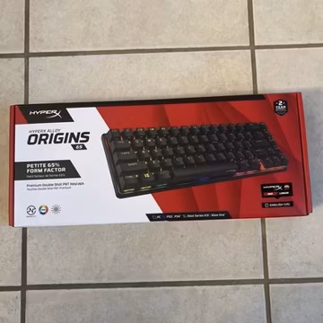HYPERX ALLOY ORIGINS 65 RED LINEAR MECHANICAL GAMING KEYBOARD PC PS5 PS4 XBOX