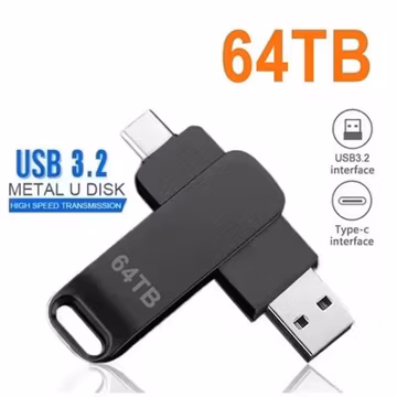 Xiaomi 16TB USB 3.2 Flash Drive High-Speed Metal Waterproof Pendrive Memory Card