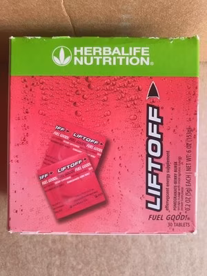 Herbalife Liftoff Pomegranate Berry Burst 30 Tablet,Boot Of Energy-Free Shipping