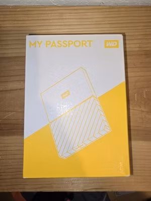 WD My Passport 1TB Portable External Hard Drive USB 3.0 Black Western Digital