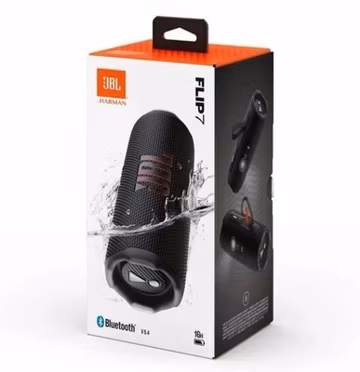 JBL FLIP 7 Portable Wireless Bluetooth Speaker - Black