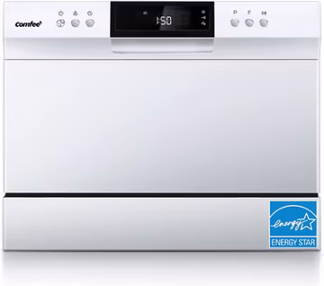 Countertop Dishwasher Portable, 6 Place Settings, Energy Star | 8 Washing Progra