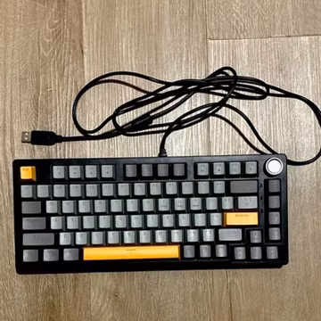 75% Wired USB Mechanical Gaming Keyboard w/ LED Backlights and Volume Knob