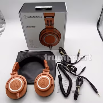 New ATH-M50x Closed-Back Professional Studio Monitor Headphones Orange