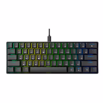 60% Mechanical Gaming Keyboard RGB Rainbow Backlit Wired Type-C Mini Keyboard PC