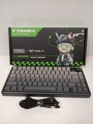 EpoMaker x Aula F75 MAX Wireless Mechanical keyboard, Black