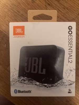 BLUE JBL Go Essential 2 BLUETOOTH SPEAKER NEW IN BOX Waterproof and dustproof