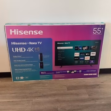 New Hisense 55" Select Series LED 3840 x 2160 Smart TV