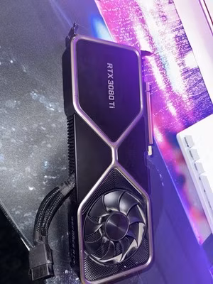 NVIDIA GeForce RTX 3080 Ti Graphics Card, Fan with Heatsink Cooling