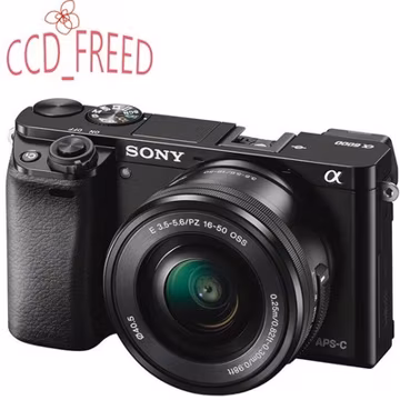 Sony Alpha A6000 Mirrorless Digital Camera w/16-50mm Lens English Language Black