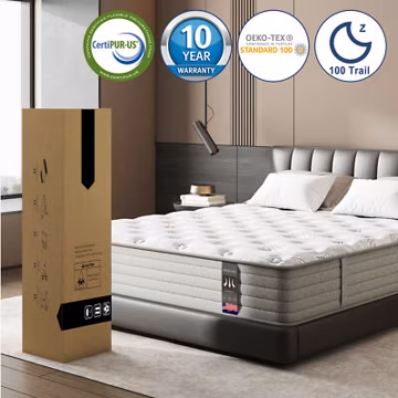 6"8"10"12"14" Twin Full Queen King Mattress in a Box Hybrid Spring Memory Foam