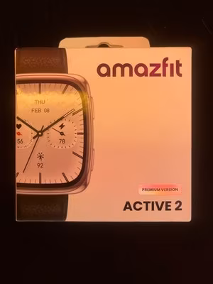 Amazfit Active 2 Premium Smart Watch (Square) - Brand New SEALED