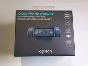 Logitech C920s Pro 1080p HD Webcam with Privacy Shutter- never opened