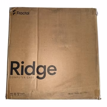 Fractal Design Ridge Black Mini-ITX Slim Small Form Factor Console PC Case with